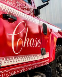 Chase Christmas Land Rover